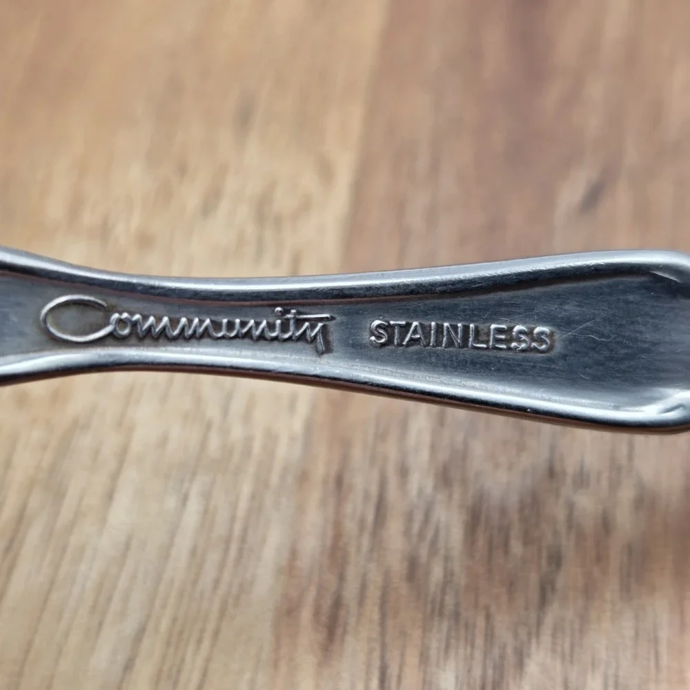 Set Of 5 Oneida Community Cantata Pattern Stainless Steel 7